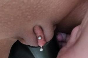 Cut a hole in the condom Boob party photo